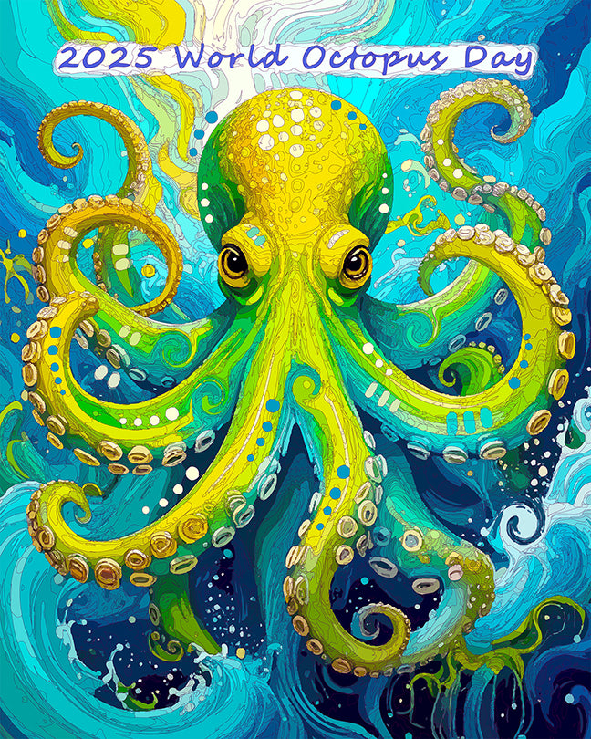 The 2025 World Octopus Day Mini Print (Ltd. Edition) (100825)