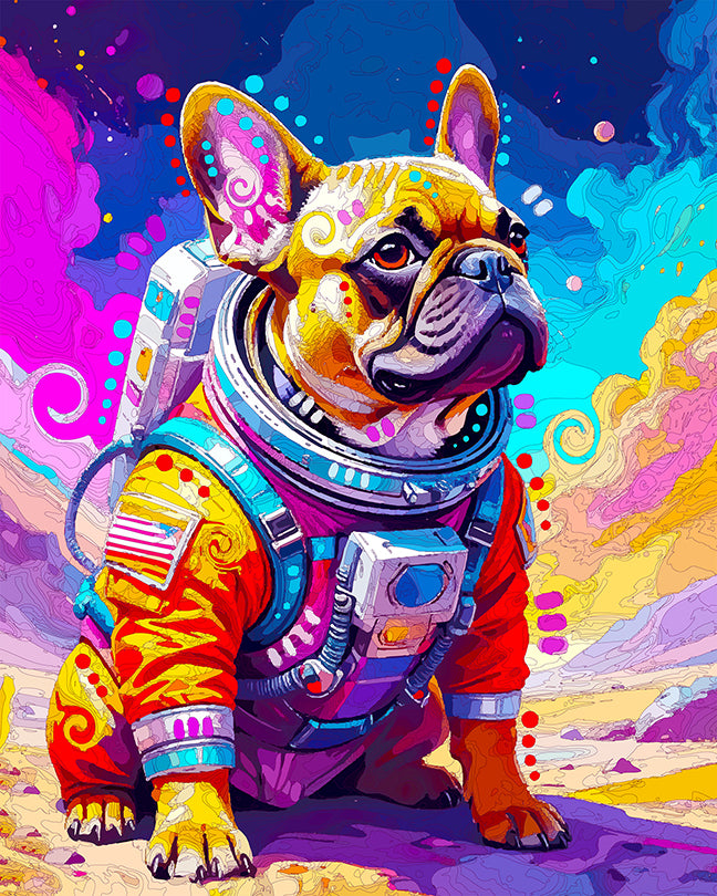 The Astral Travel Frenchie Mini Print (Ltd. Edition) (091125)