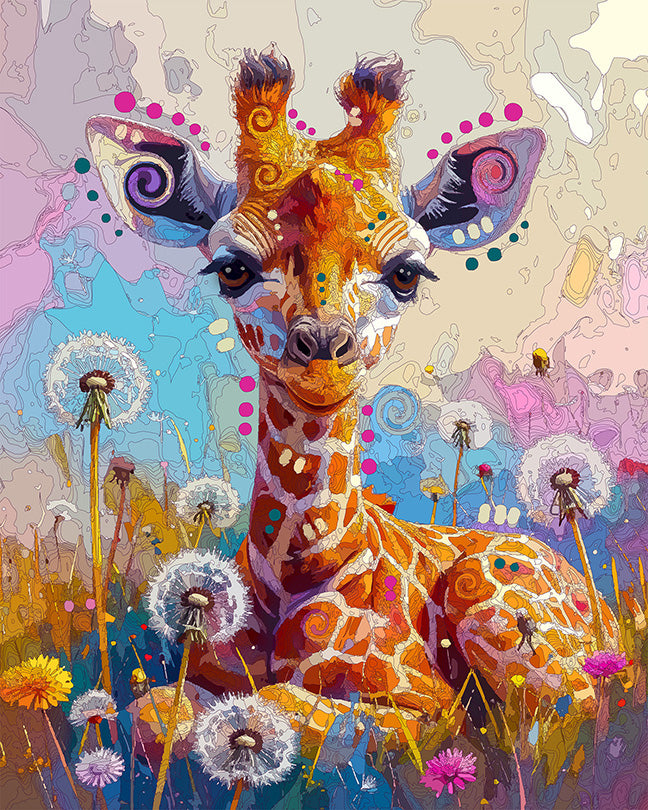 The Baby Wish Giraffe Mini Print (Ltd. Edition) (081826)