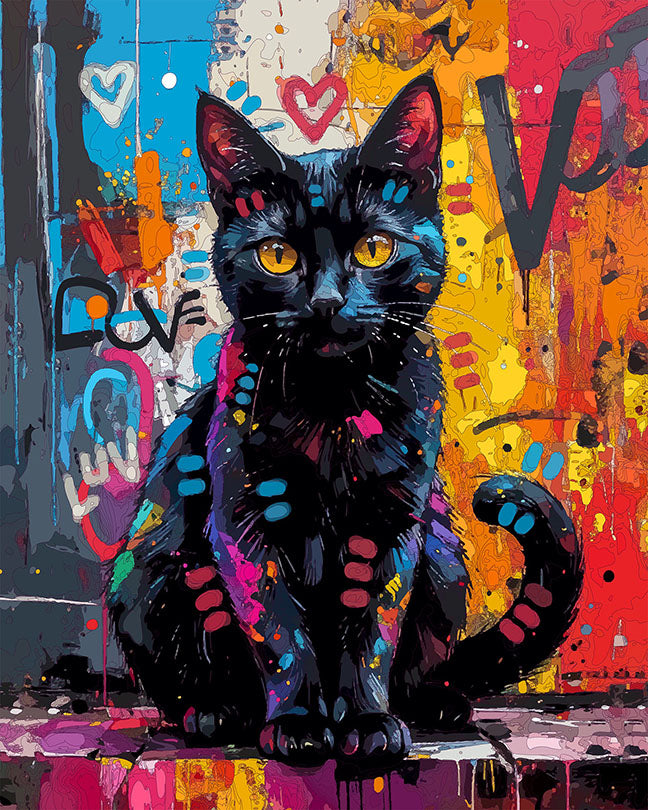 The Back Alley Love Cat Mini Print (Ltd. Edition) (020426)