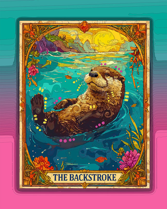 The Backstroke Tarot Mini Print (Ltd. Edition) (073026)