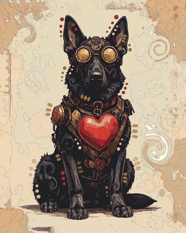 The Big Heart Steampunk Black Shep Mini Print (Ltd. Edition) (121725)