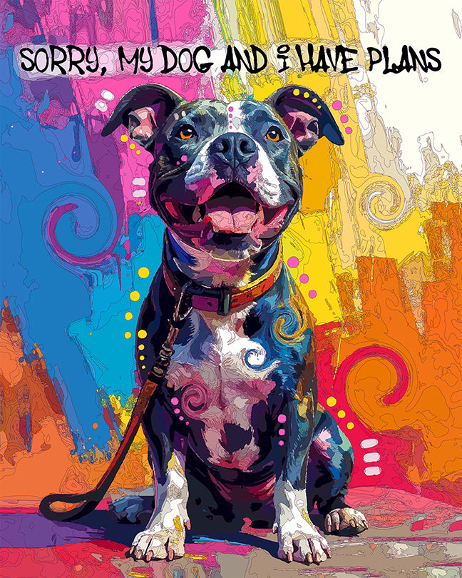 The Big Plan Pittie Mini Print (Ltd. Edition) (060526)