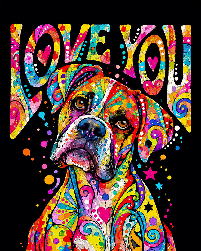The Boxer Loves You Mini Print (Ltd. Edition) (101526)