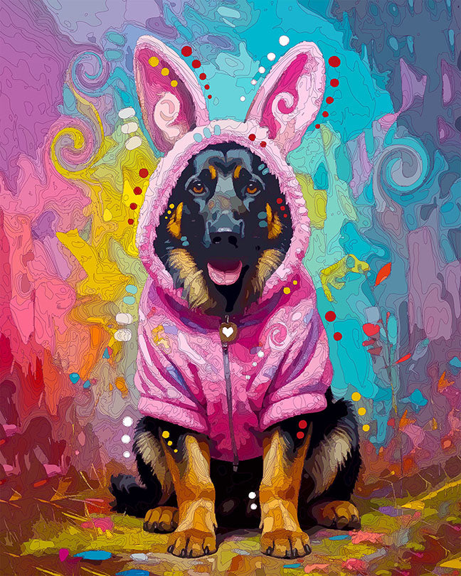 The Bunny Shepherd Mini Print (Ltd. Edition) (021926)