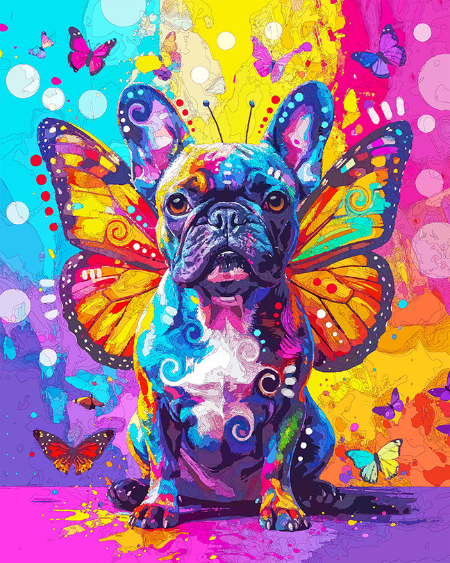 The Butterfly Frenchie Mini Print (Ltd. Edition) (090525)