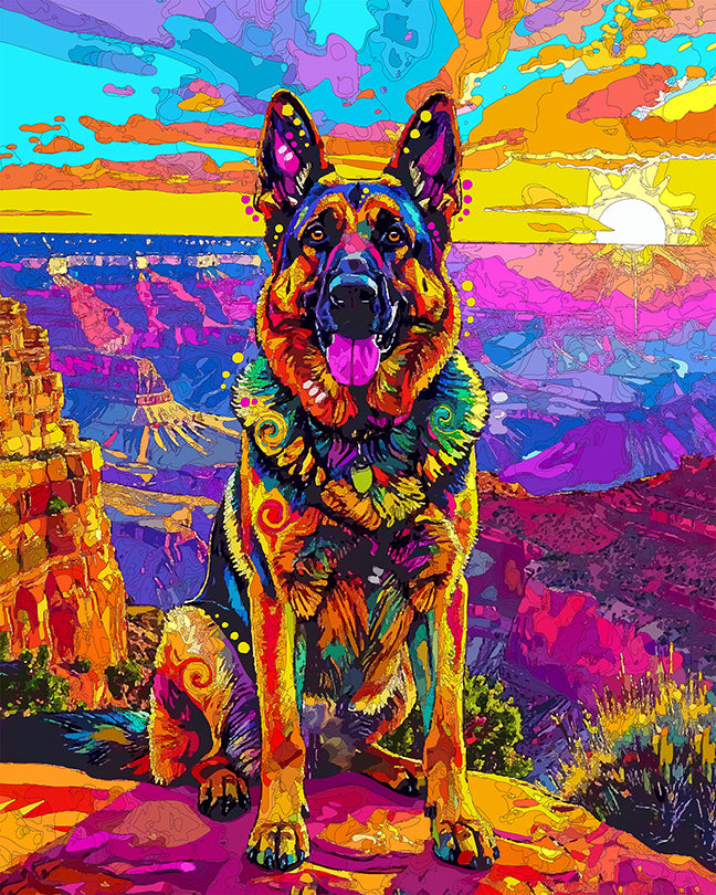 The Canyon Rim Poser Shep Mini Print (Ltd. Edition) (101625)
