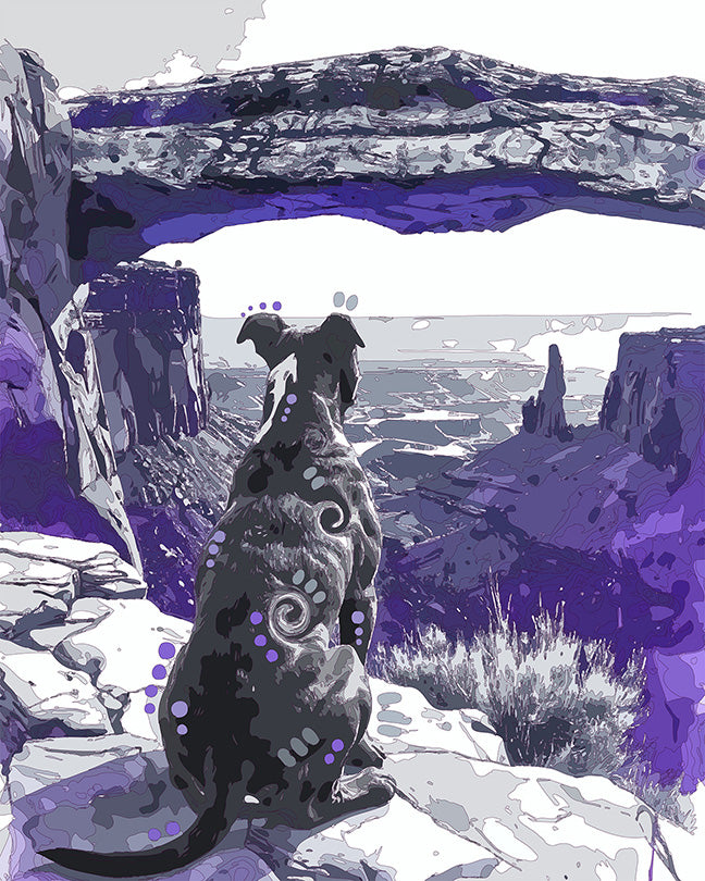 The Canyonlands View Pittie Mini Print (Ltd. Edition) (072326)