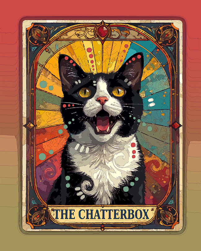 The Chatterbox Tarot Mini Print (Ltd. Edition) (070126)