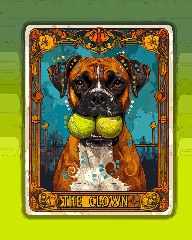 The Clown Tarot Mini Print (Ltd. Edition) (080326)
