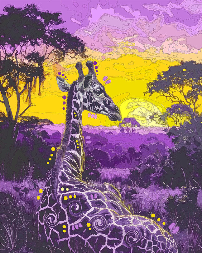 The Congo Sunset Mini Print (Ltd. Edition) (081126)