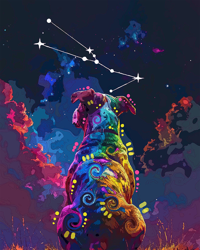 The Constellation SERIES Taurus Pit Mini Print (Ltd. Edition) (090926)