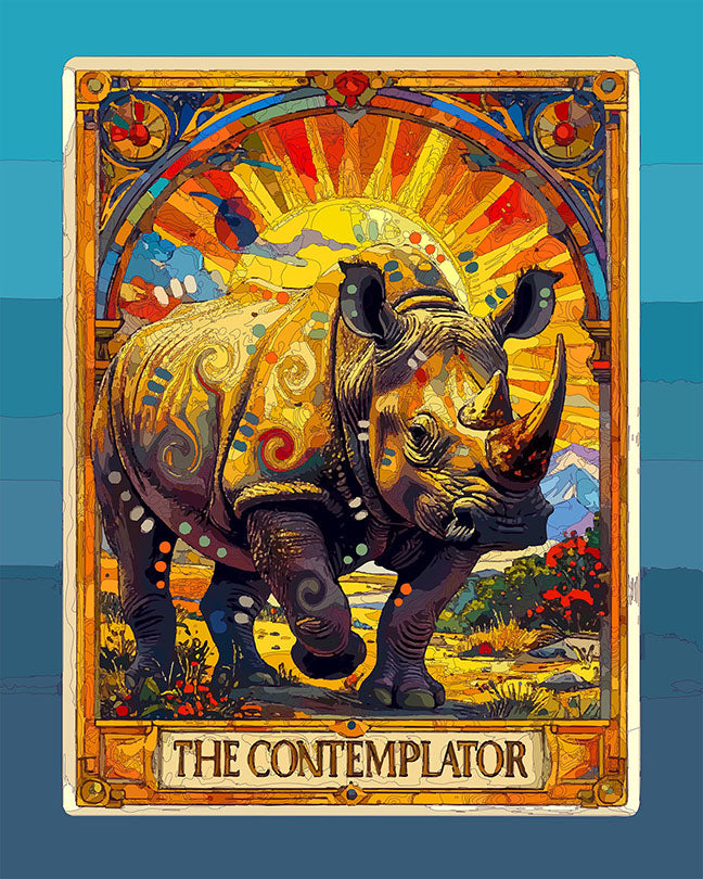 The Contemplator Tarot Mini Print (Ltd. Edition) (022326)