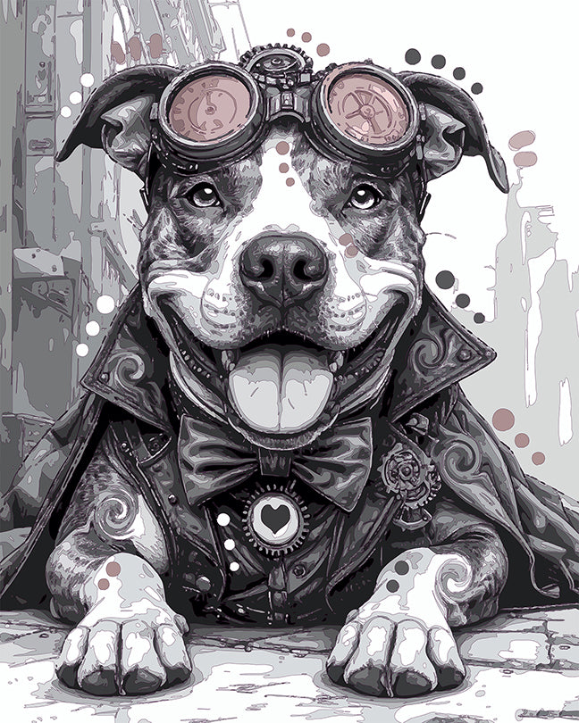 The Dapper Cape SP Pittie Mini Print (Ltd. Edition) (070126)