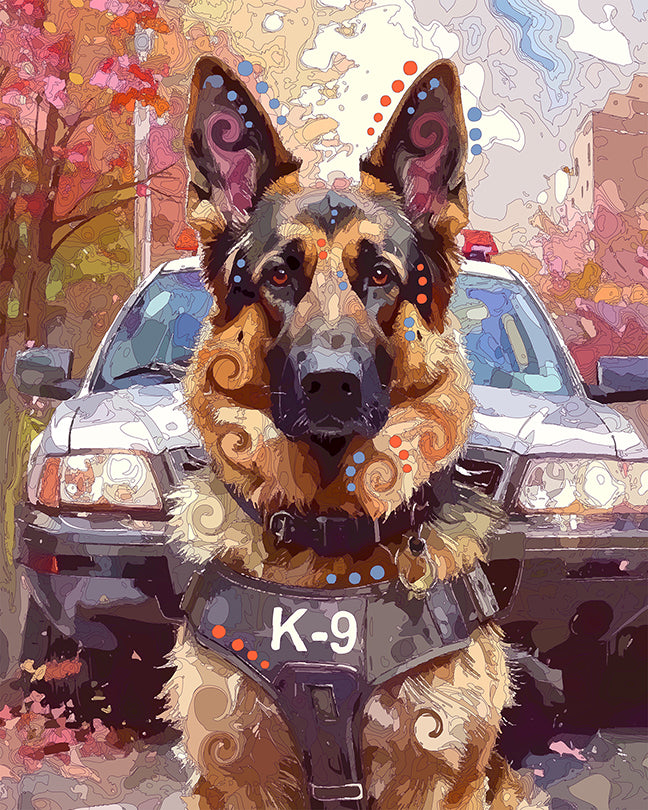 The Dedicated Police Dog Mini Print (Ltd. Edition) (103125)