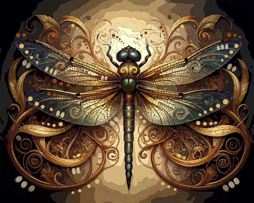 The Discerning Dragonfly Mini Print (Ltd. Edition) (111025)