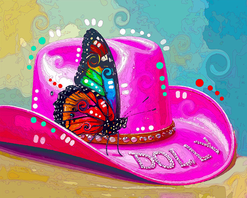 The Dolly Hat Butterfly Mini Print (Ltd. Edition) (083126)