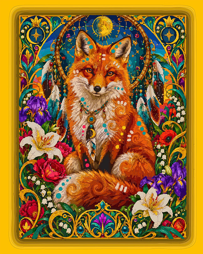 The Dreamcatcher Fox Mini Print (Ltd. Edition) (091826)