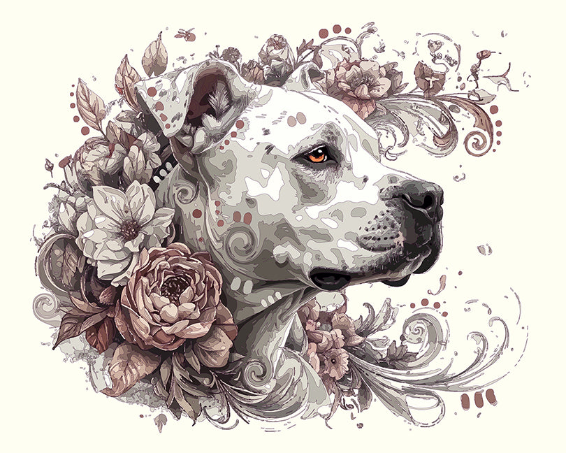 The Emerging Dream Pittie Mini Print (Ltd. Edition) (071526)