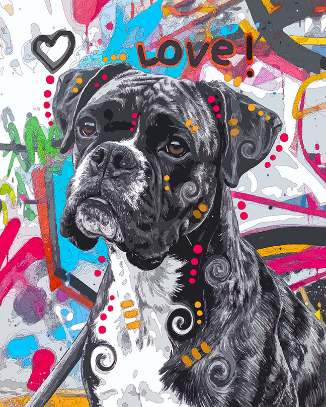 The Exclamation Boxer Mini Print (Ltd. Edition) (051226)
