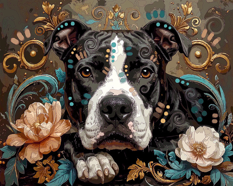 The Expression Pittie Mini Print (Ltd. Edition) (111125)