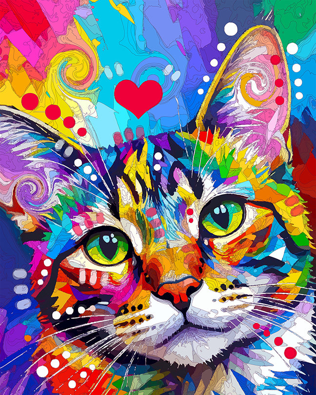 The Fantastic Tilt Cat Mini Print (Ltd. Edition) (101425)