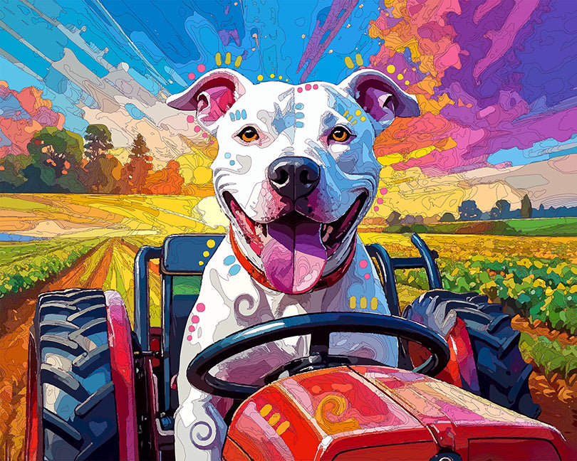 The Farm Tractor Pit Mini Print (Ltd. Edition) (101025)