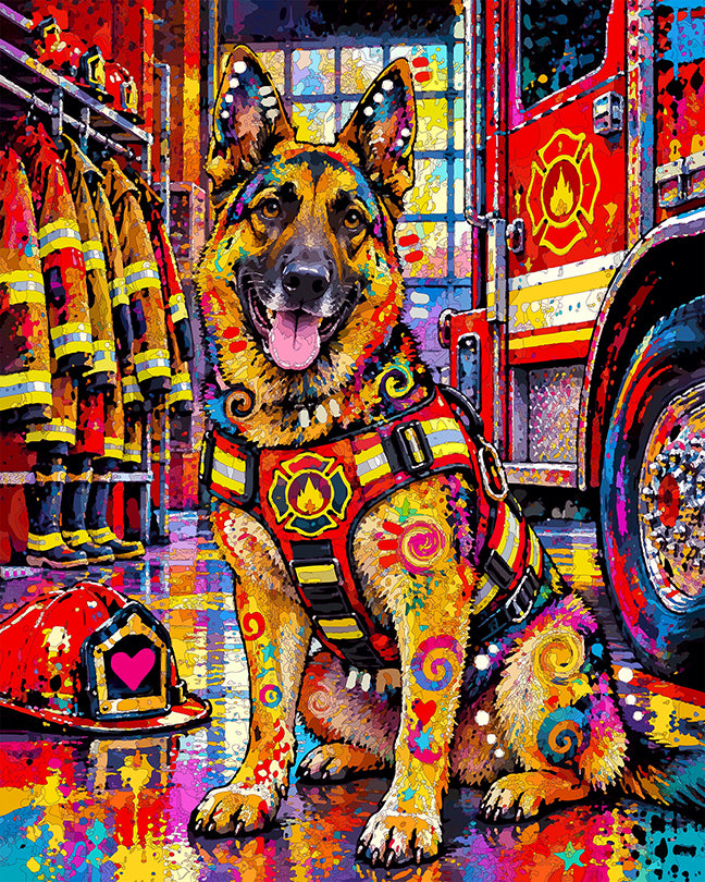 The Fire Station Shep Mini Print (Ltd. Edition) (101526)