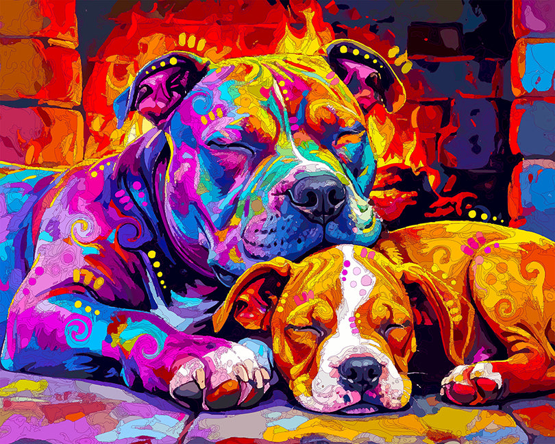 The Fireside Sleepers Mini Print (Ltd. Edition) (100625)