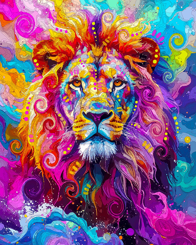 The Flow Dream Lion Mini Print (Ltd. Edition) (090825)