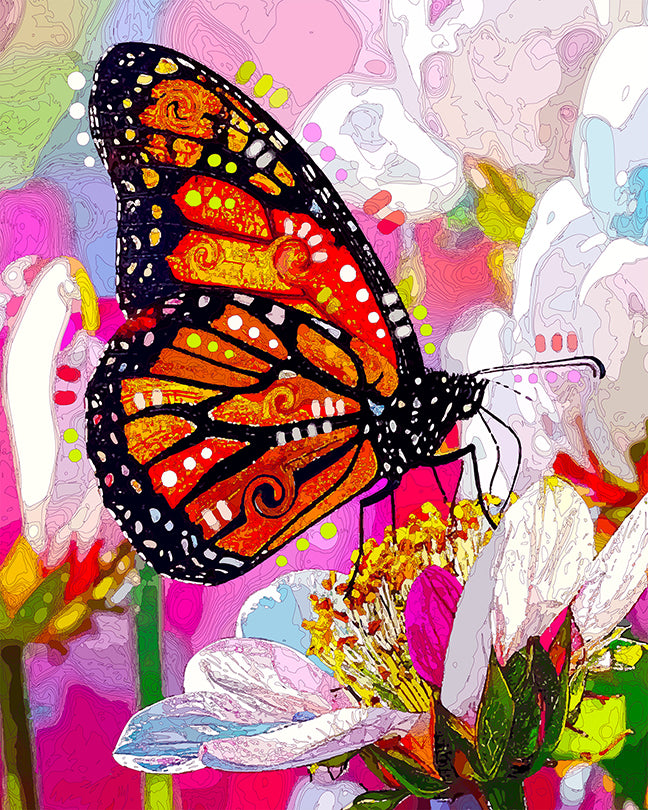 The Flower Child Butterfly Mini Print (Ltd. Edition) (082725)
