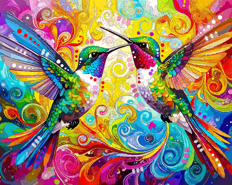 The Flowing Hummingbird Suite Mini Print (Ltd. Edition) (090525)