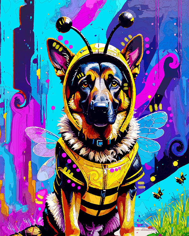 The GSD Bee Mini Print (Ltd. Edition) (081925)