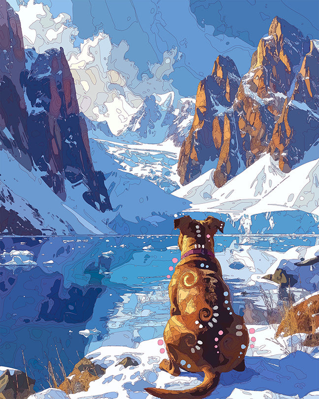 The Gates Of The Arctic View Pittie Mini Print (Ltd. Edition) (081226)