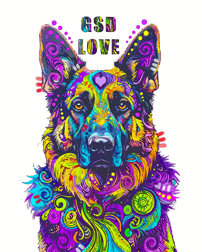 The Great GSD Of Love Mini Print (Ltd. Edition) (100725)