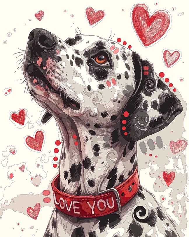The Heart Full Dalmatian Mini Print (Ltd. Edition) (112825)