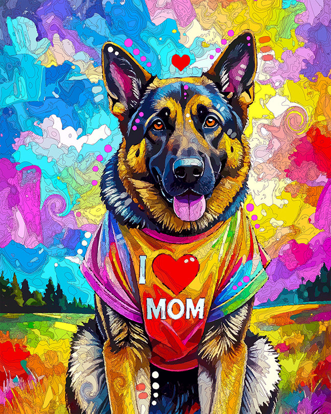 The Heart Mom Shep Mini Print (Ltd. Edition) (090225)