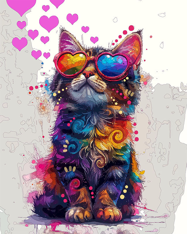 The Hearty Cat Mini Print (Ltd. Edition) (040726)