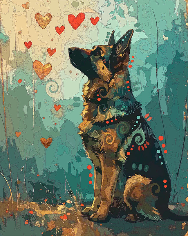 The Hello Heart Shep Mini Print (Ltd. Edition) (012126)