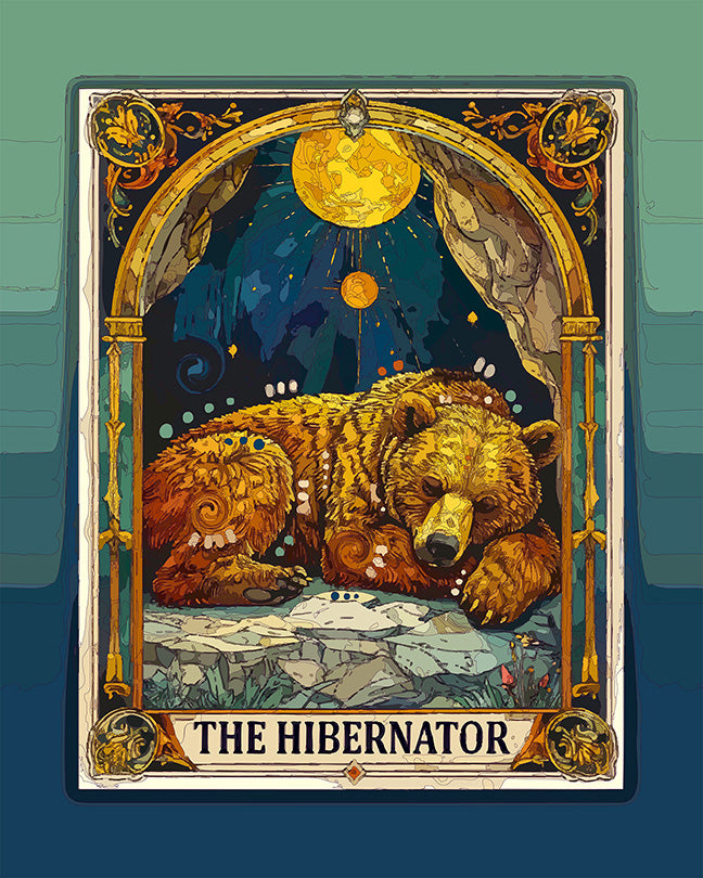 The Hibernator Tarot Mini Print (Ltd. Edition) (072126)