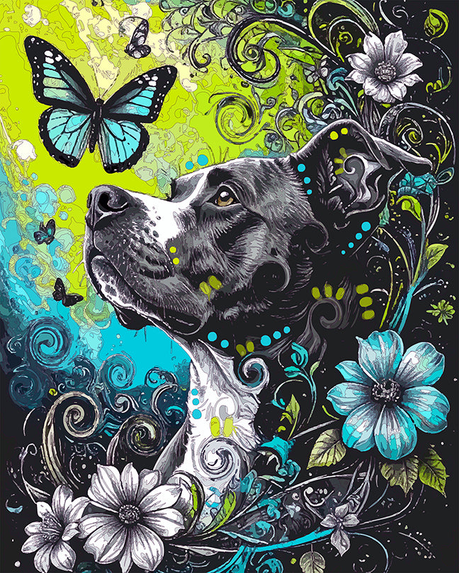The Hideaway Pittie Mini Print (Ltd. Edition) (100325)