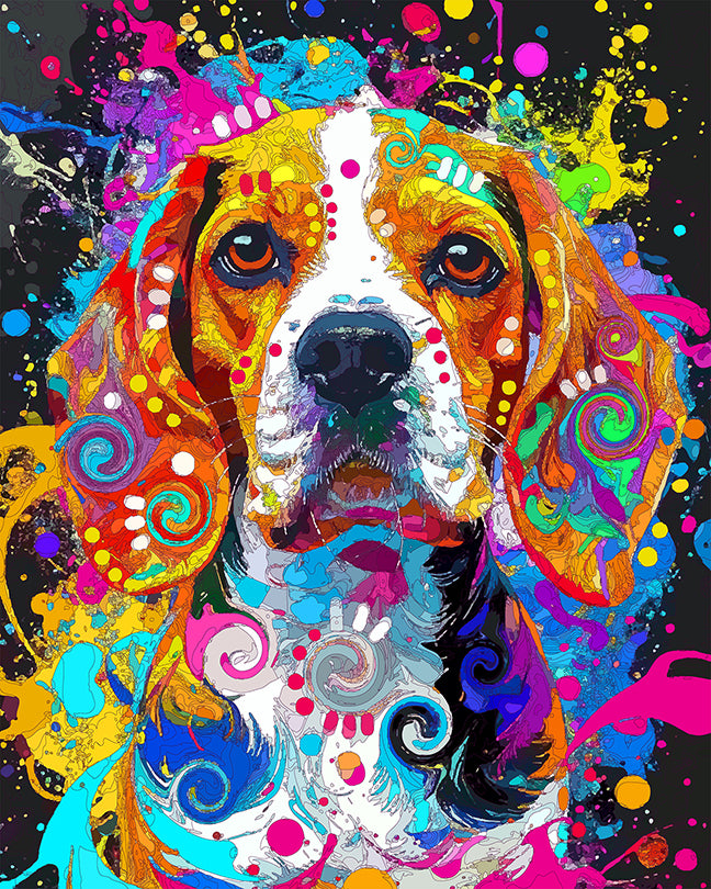 The Hyperpaint Beagle Mini Print (Ltd. Edition) (090926)