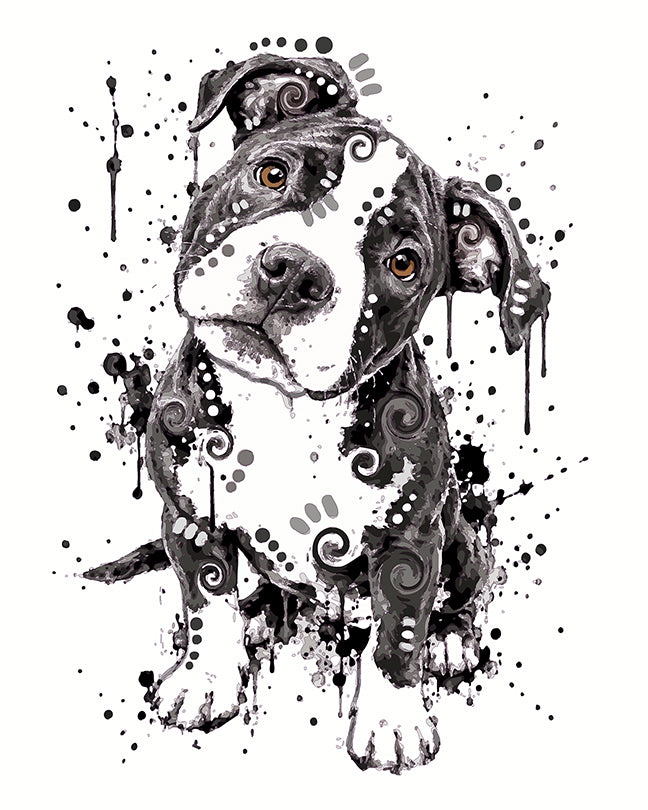 The Ink Splash Pup Mini Print (Ltd. Edition) (102126)