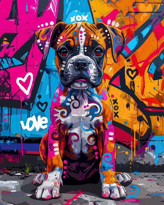The Little Love Graffiti Boxer Mini Print (Ltd. Edition) (090426)
