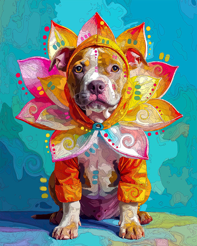 The Lotus Costume Pittie Mini Print (Ltd. Edition) (092425)