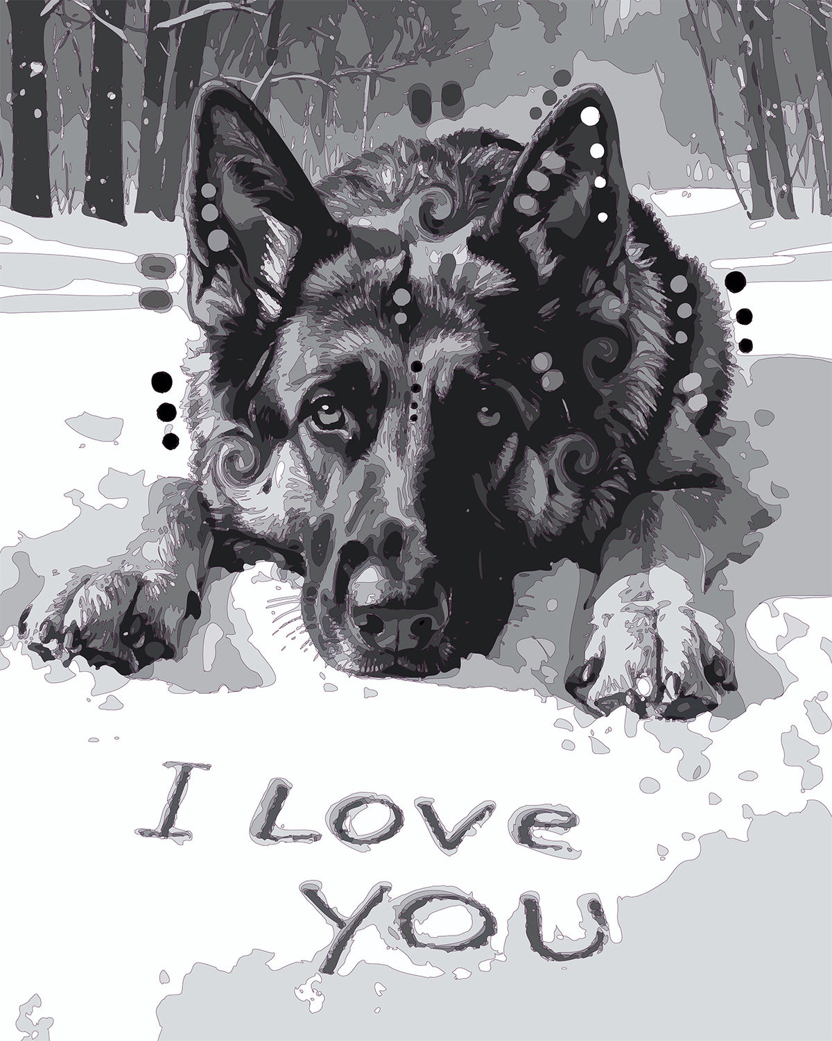 The Love You Snow Shep Mini Print (Ltd. Edition) (020326)