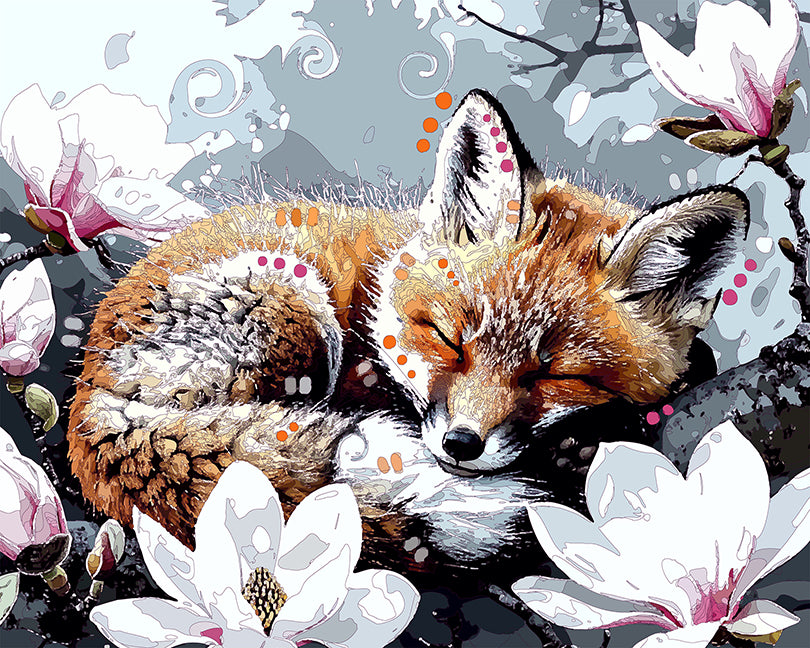 The Magnolia Fox Nap Mini Print (Ltd. Edition) (072825)
