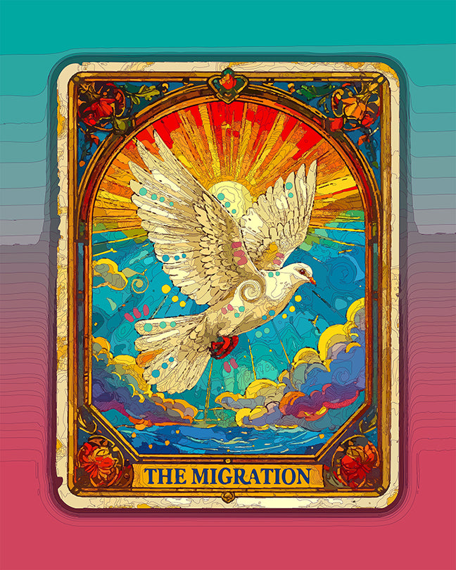The Migration Tarot Mini Print (Ltd. Edition) (070926)
