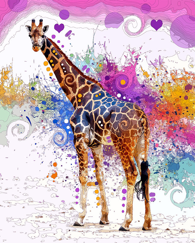 The Missing Giraffe Mini Print (Ltd. Edition) (062626)