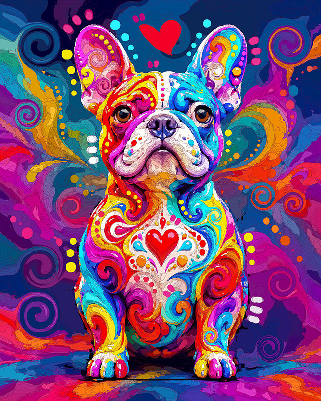 The Model Of Love Frenchie Mini Print (Ltd. Edition) (093026)